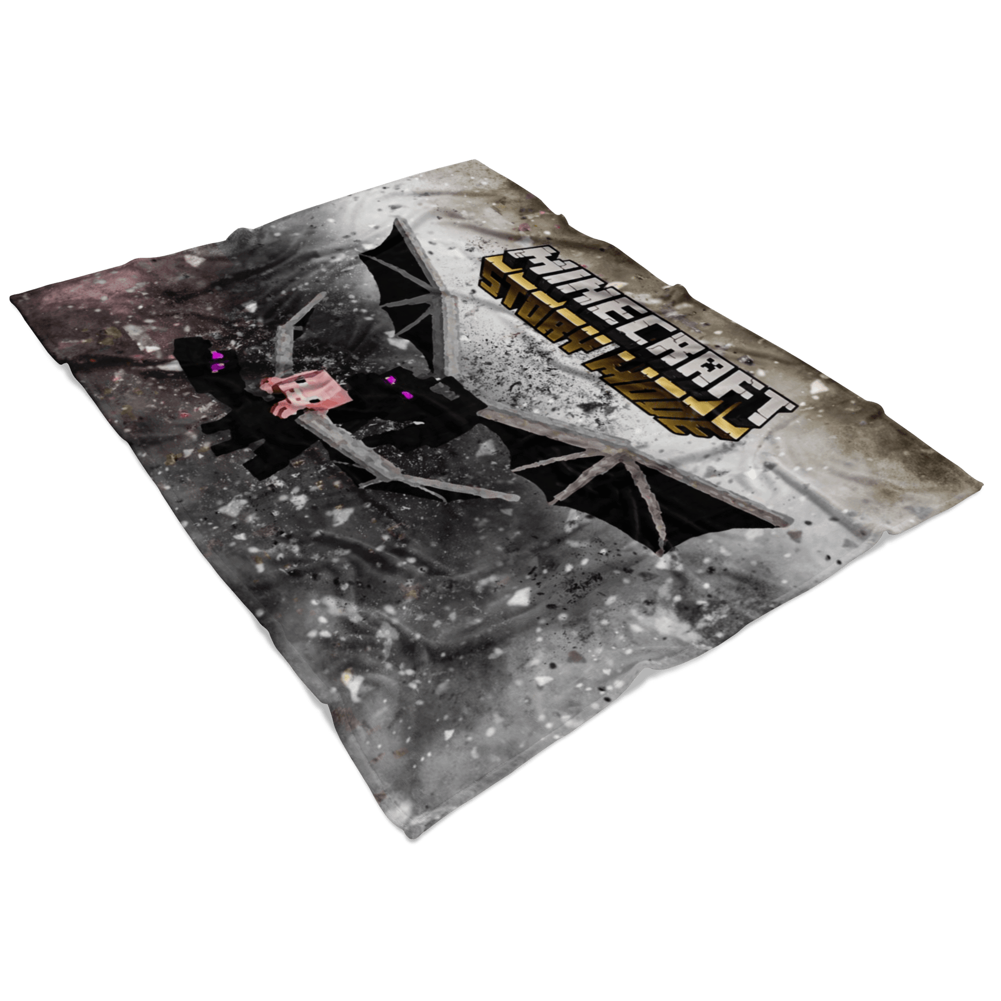 Minecraft Fleece Blanket Ender Dragon Cortisol Black Blanket - Lusy Store