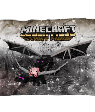 Minecraft Fleece Blanket Ender Dragon Cortisol Black Blanket - Lusy Store