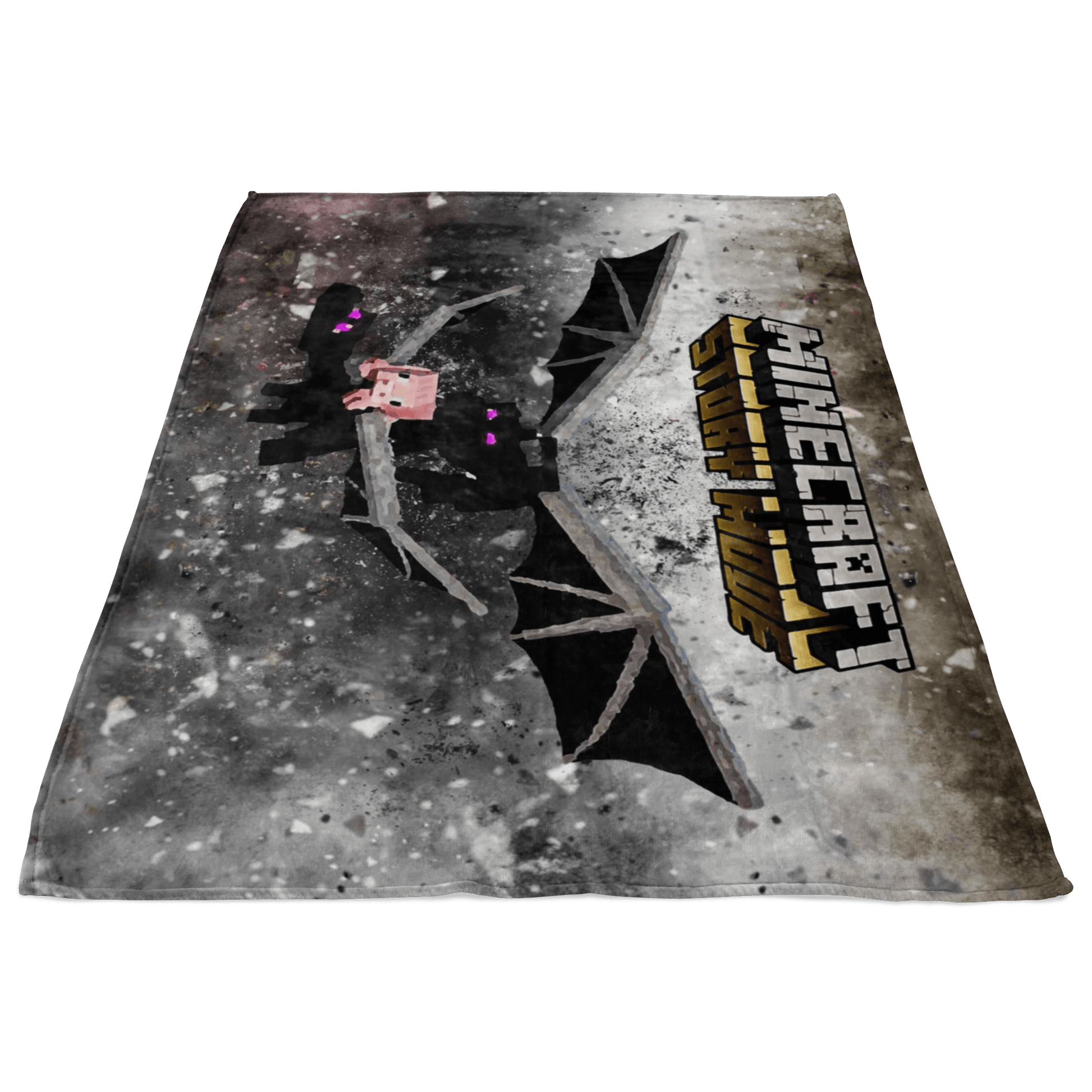 Minecraft Fleece Blanket Ender Dragon Cortisol Black Blanket - Lusy Store
