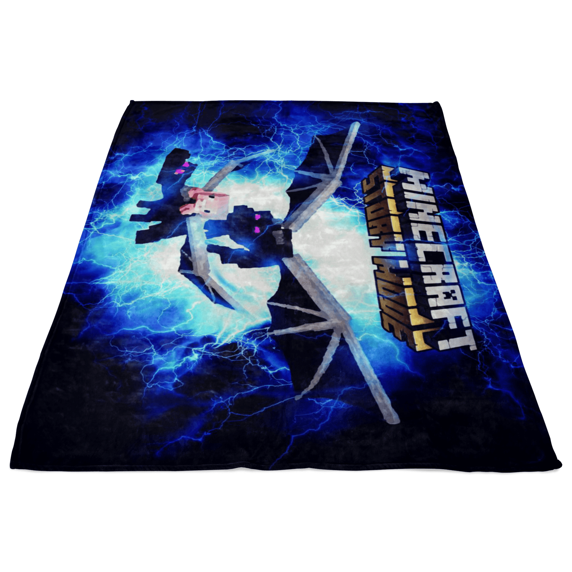 Minecraft Fleece Blanket Ender Dragon Electric Black Blanket - Lusy Store