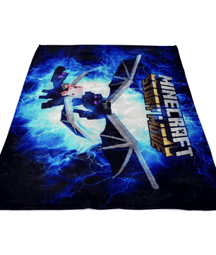 Minecraft Fleece Blanket Ender Dragon Electric Black Blanket - Lusy Store