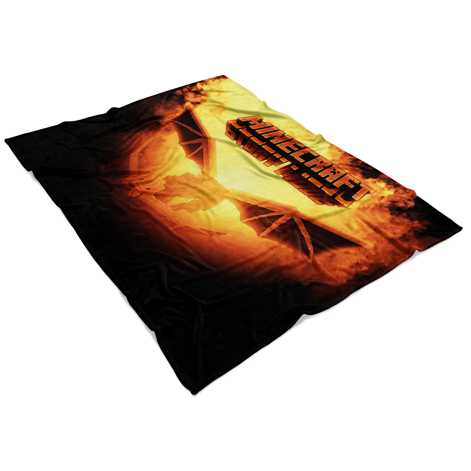 Minecraft Fleece Blanket Ender Dragon Fervent Black Blanket - Lusy Store