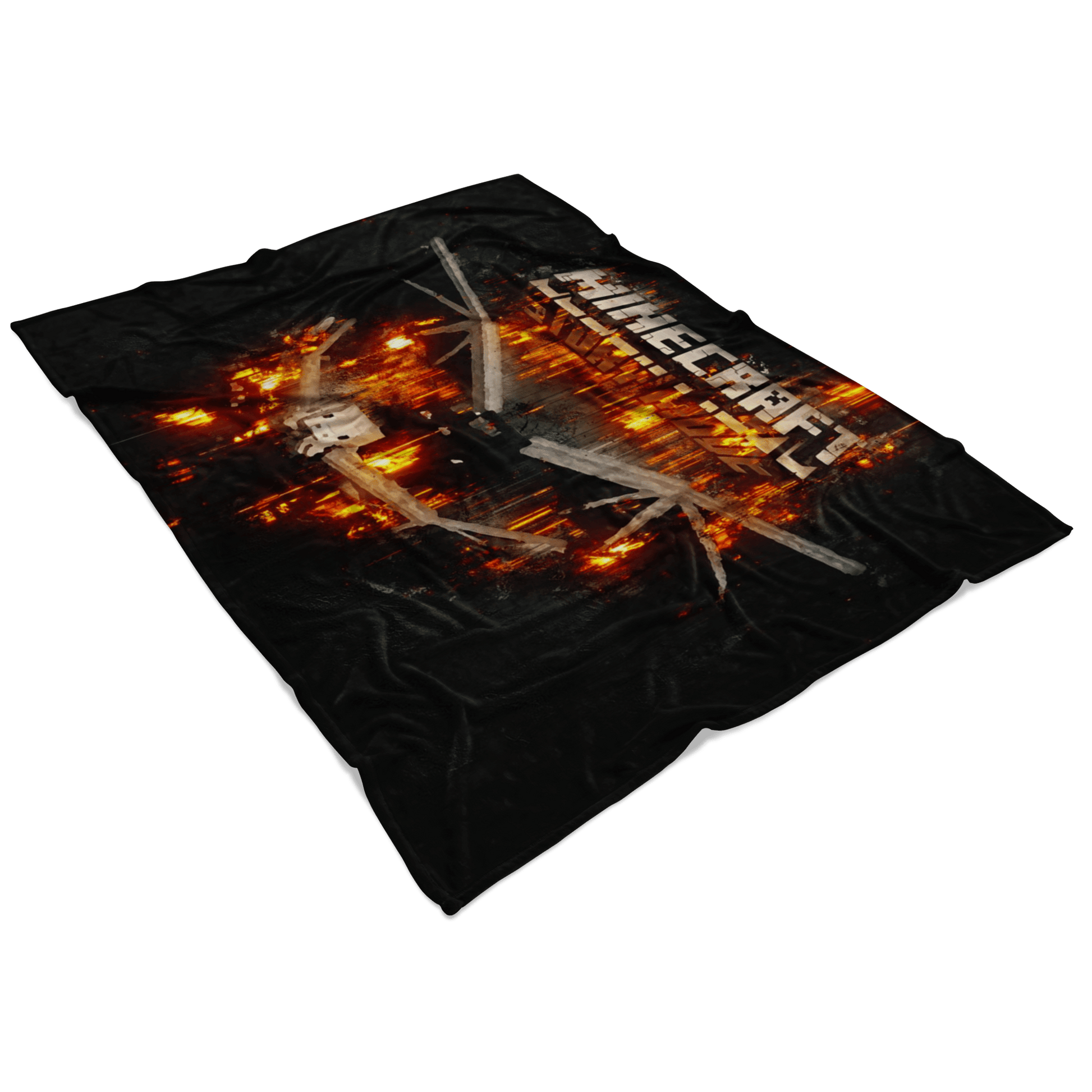 Minecraft Fleece Blanket Ender Dragon Fury Black Blanket - Lusy Store