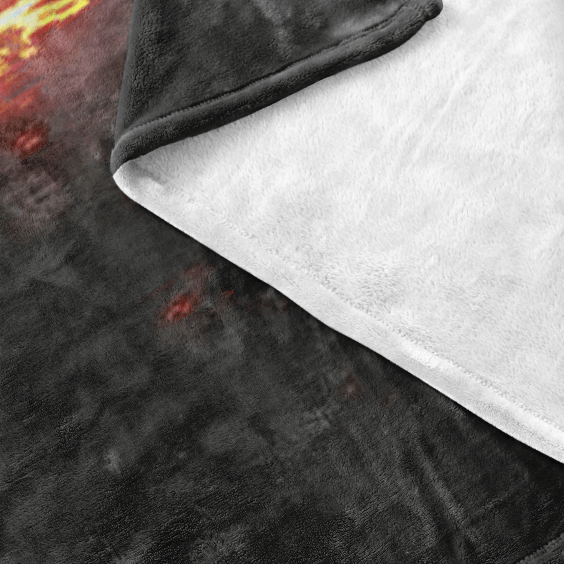 Minecraft Fleece Blanket Ender Dragon Fury Black Blanket - Lusy Store
