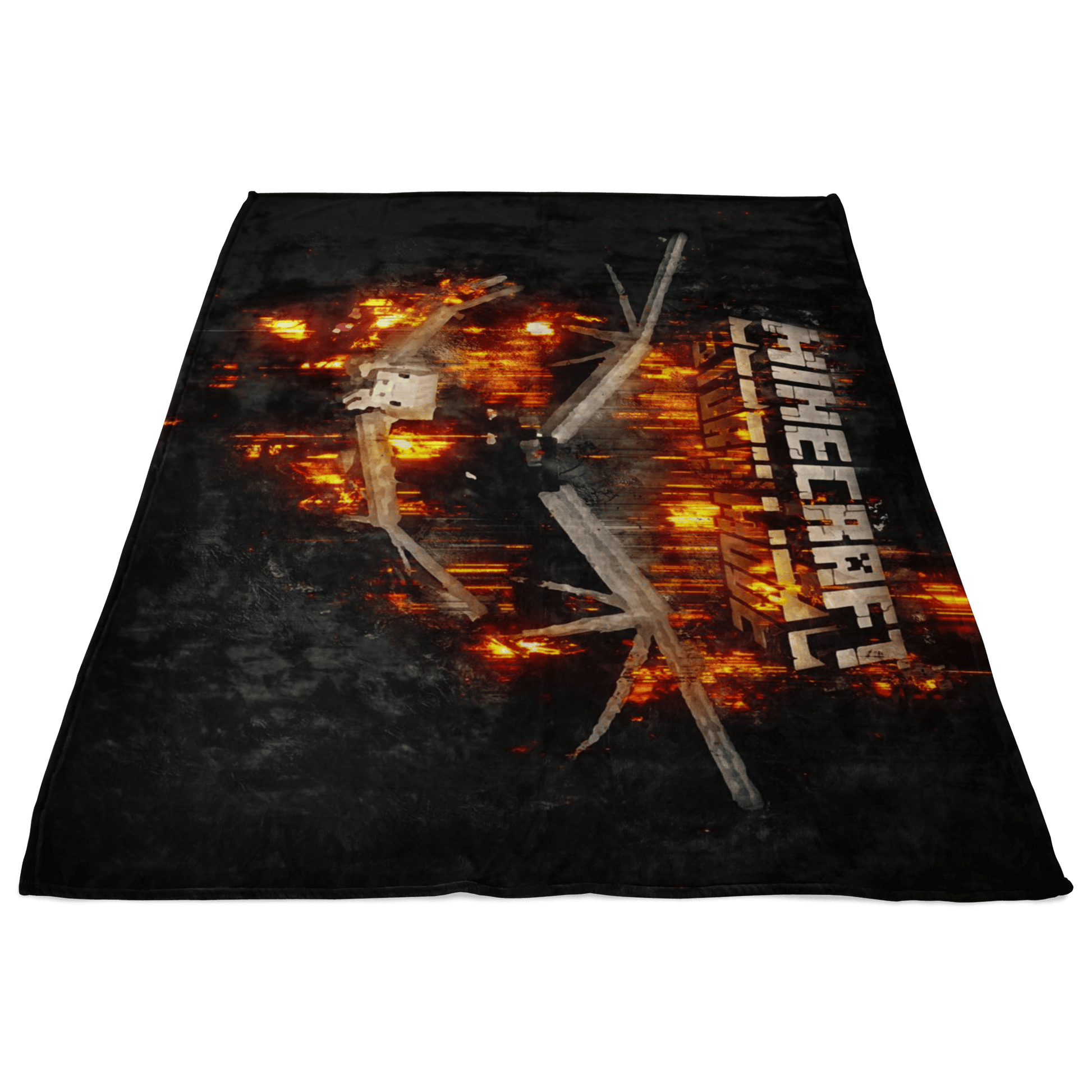 Minecraft Fleece Blanket Ender Dragon Fury Black Blanket - Lusy Store