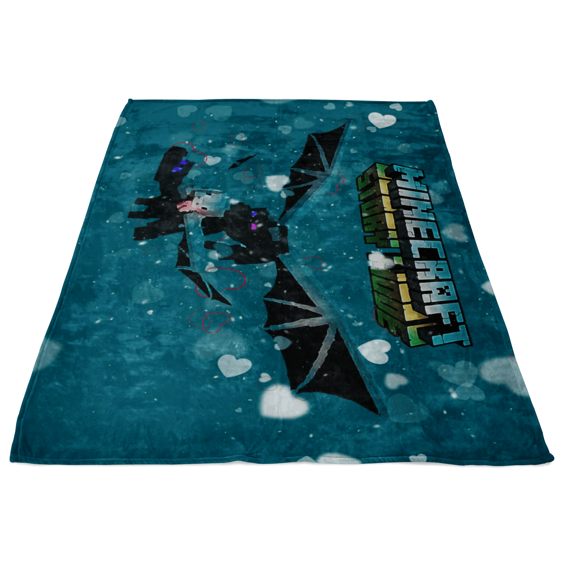 Minecraft Fleece Blanket Ender Dragon Green Blanket LS0791 - Lusy Store