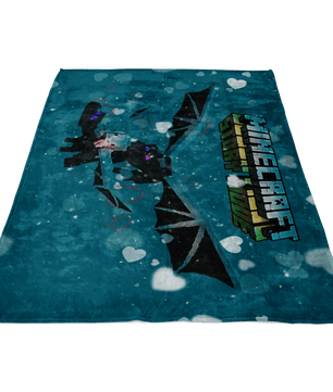Minecraft Fleece Blanket Ender Dragon Green Blanket LS0791 - Lusy Store