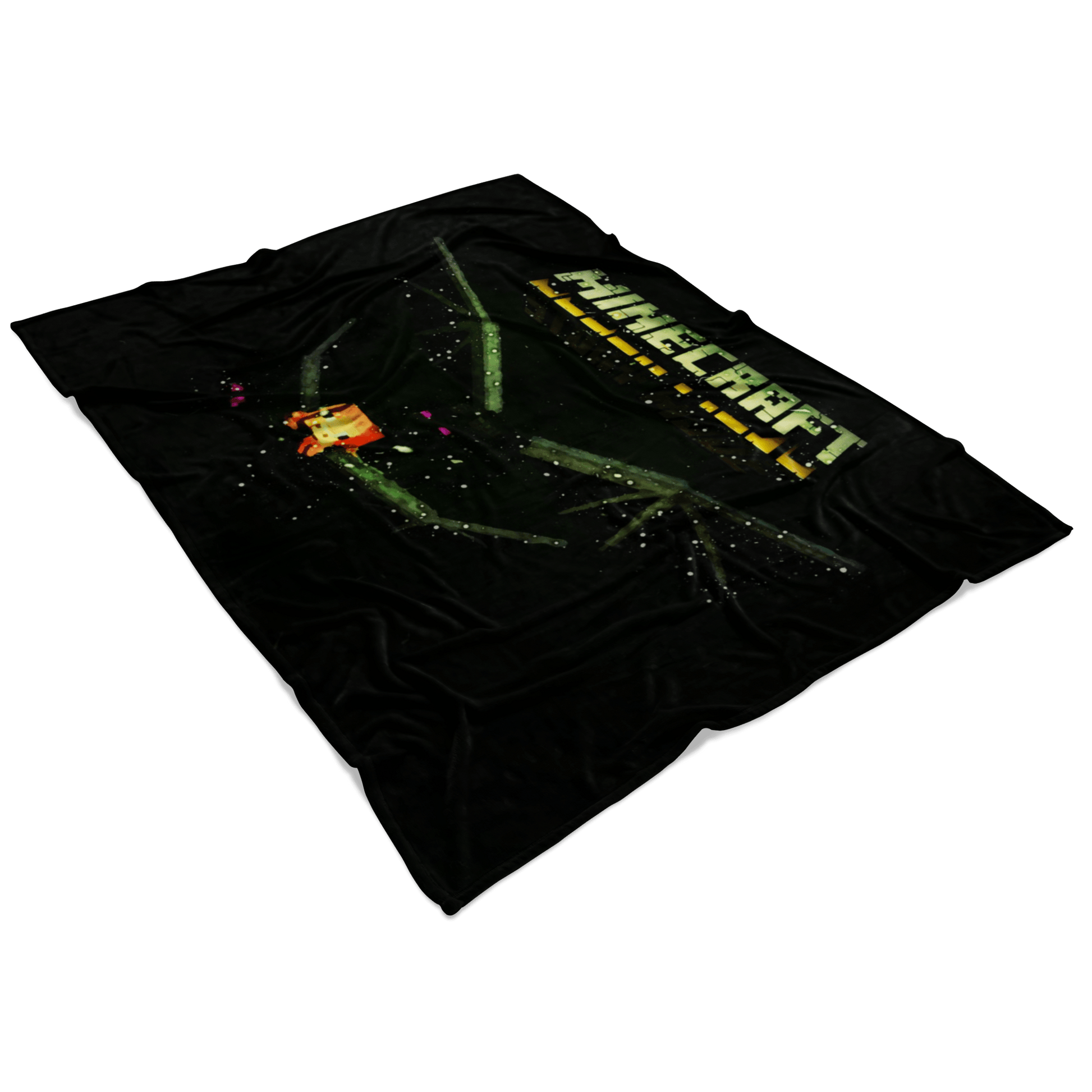 Minecraft Fleece Blanket Ender Dragon Magic Night Black Blanket - Lusy Store