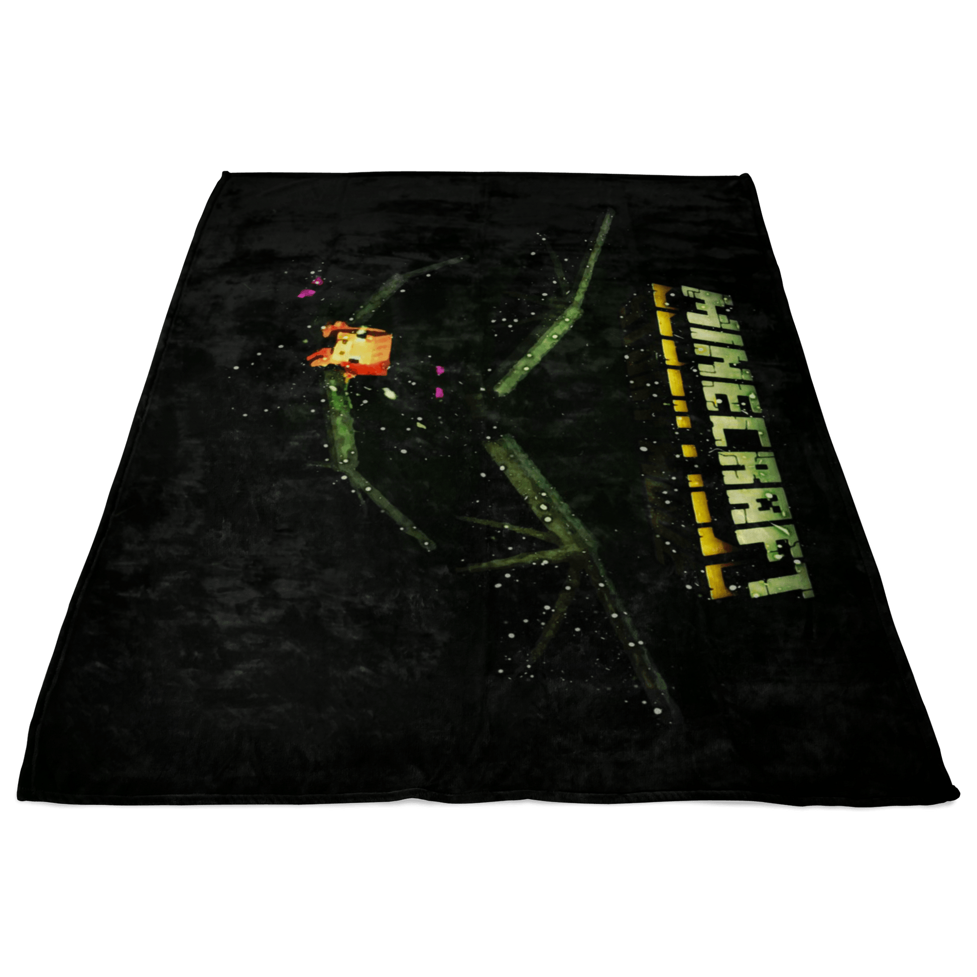 Minecraft Fleece Blanket Ender Dragon Magic Night Black Blanket - Lusy Store