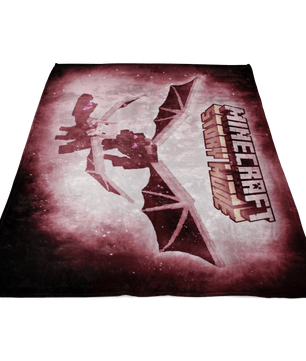 Minecraft Fleece Blanket Ender Dragon Pink Blanket LS0778 - Lusy Store