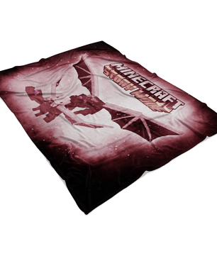 Minecraft Fleece Blanket Ender Dragon Pink Blanket LS0778 - Lusy Store