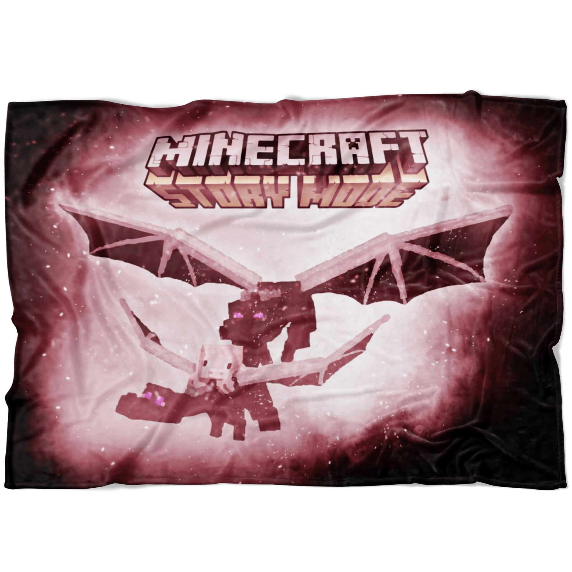 Minecraft Fleece Blanket Ender Dragon Pink Blanket LS0778 - Lusy Store