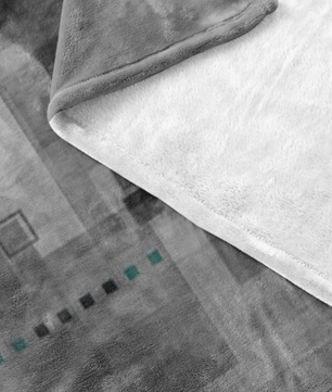 Minecraft Fleece Blanket Ender Dragon Pixels Grey Blanket - Lusy Store