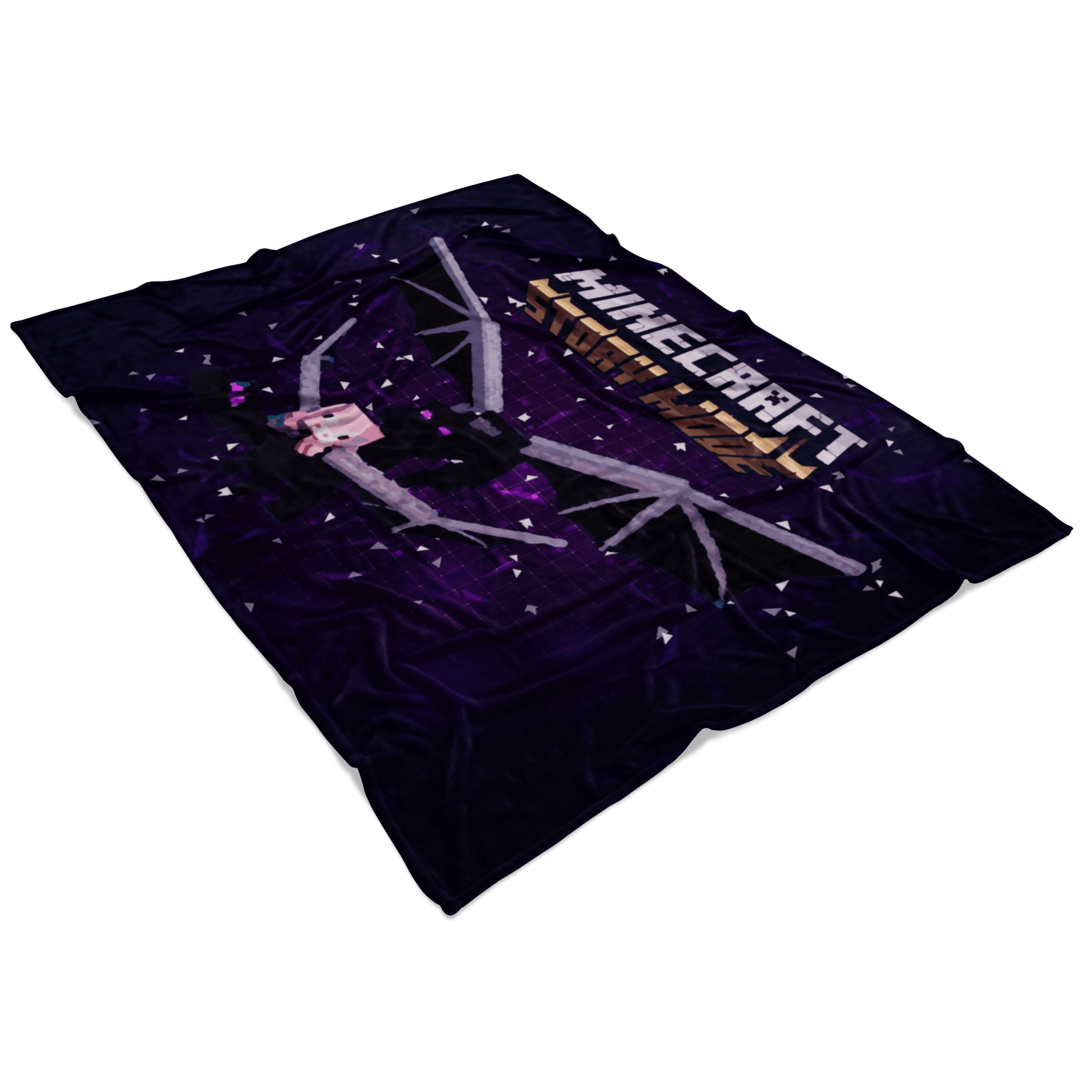 Minecraft Fleece Blanket Ender Dragon Plexus Black Blanket - Lusy Store