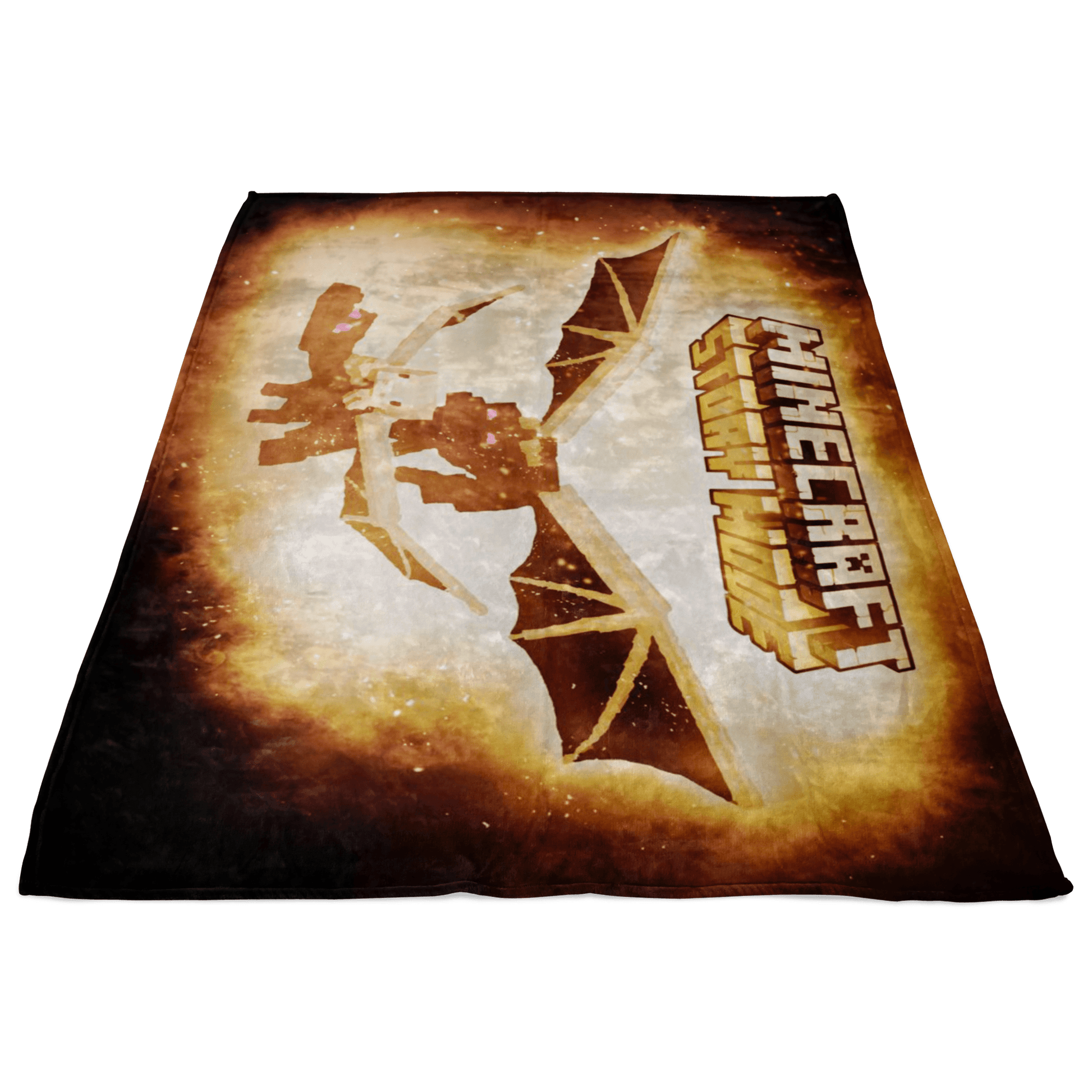 Minecraft Fleece Blanket Ender Dragon Yellow Blanket LS0785 - Lusy Store