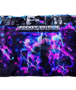 Minecraft Fleece Blanket Energy Purple Blanket - Lusy Store