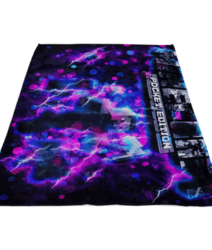 Minecraft Fleece Blanket Energy Purple Blanket - Lusy Store