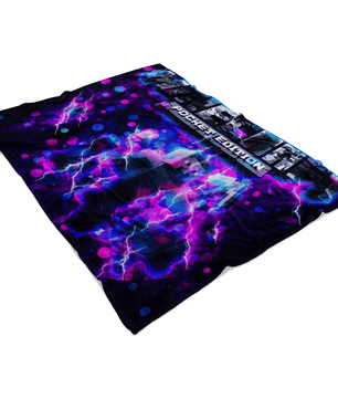 Minecraft Fleece Blanket Energy Purple Blanket - Lusy Store