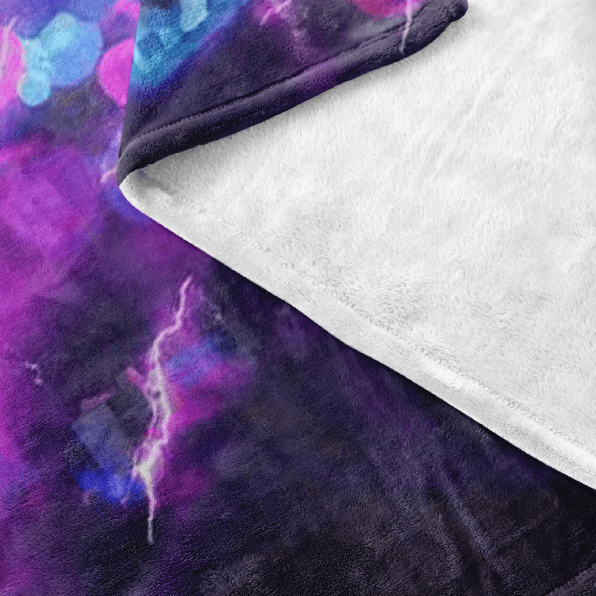 Minecraft Fleece Blanket Energy Purple Blanket - Lusy Store