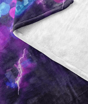 Minecraft Fleece Blanket Energy Purple Blanket - Lusy Store