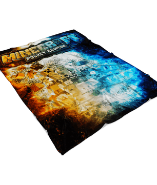 Minecraft Fleece Blanket Epic Black Blanket - Lusy Store