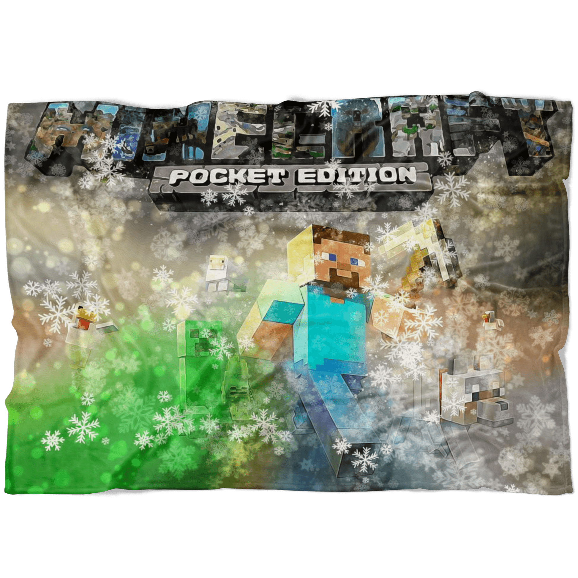 Minecraft Fleece Blanket Flex Colorful Blanket - Lusy Store