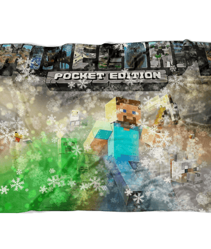Minecraft Fleece Blanket Flex Colorful Blanket - Lusy Store