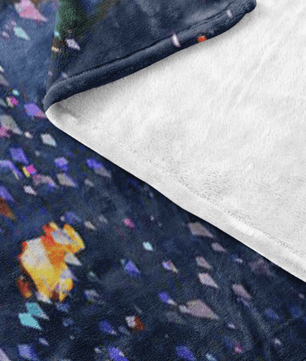 Minecraft Fleece Blanket Geometric Abstract Colorful Blanket - Lusy Store