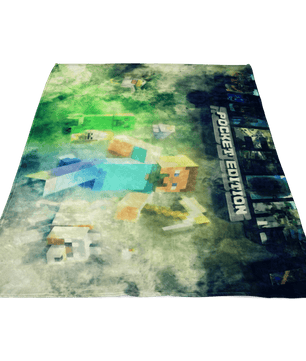 Minecraft Fleece Blanket Haze Colorful Blanket - Lusy Store