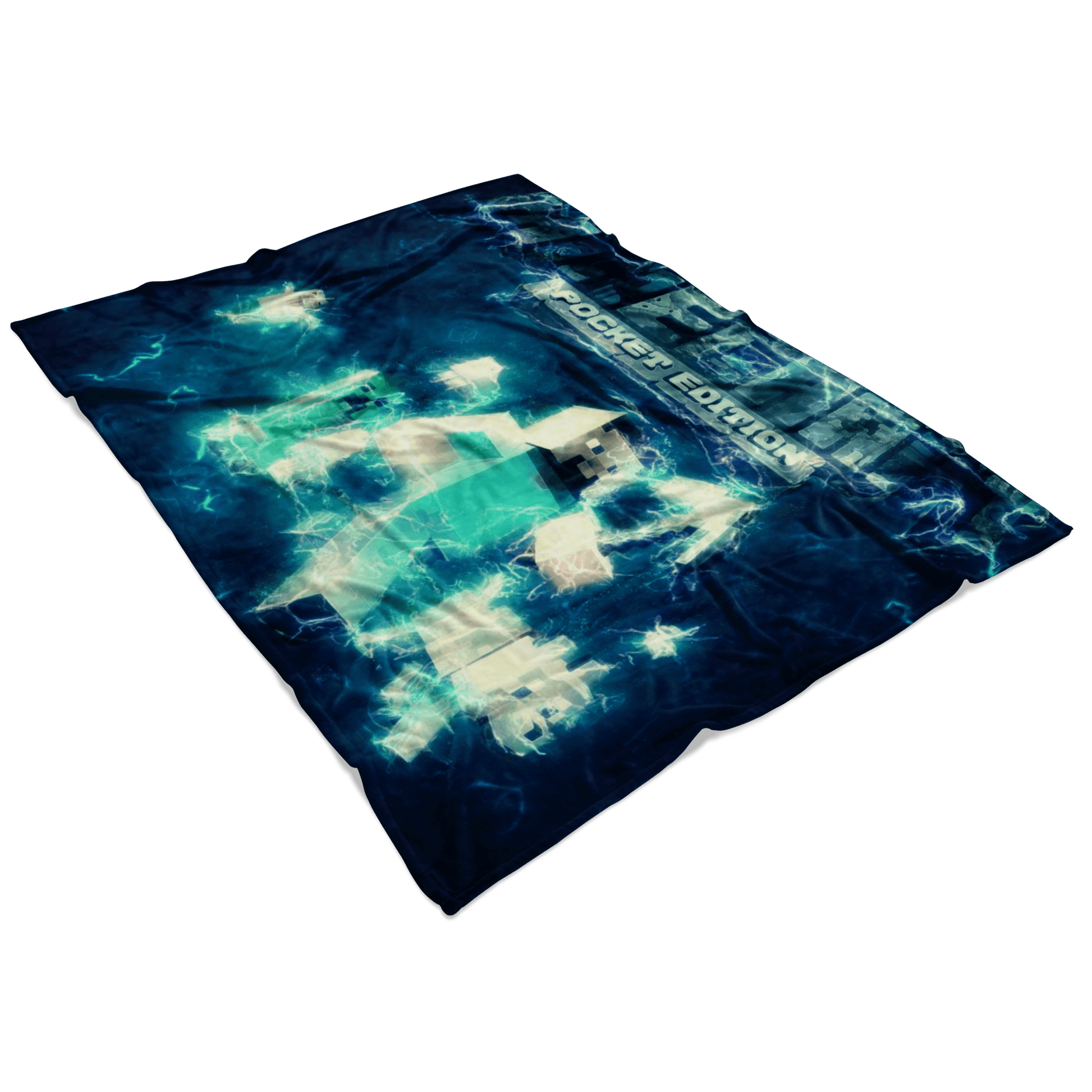Minecraft Fleece Blanket Impulse Blue Blanket Warm And Super Comfortable Best Gift For Kids - Lusy Store