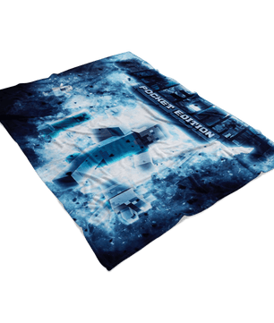 Minecraft Fleece Blanket Infinity Black Blanket - Lusy Store