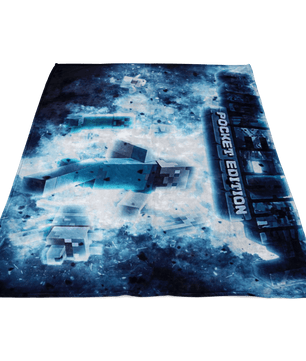 Minecraft Fleece Blanket Infinity Black Blanket - Lusy Store