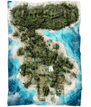 Minecraft Fleece Blanket Island Blue Blanket - Lusy Store