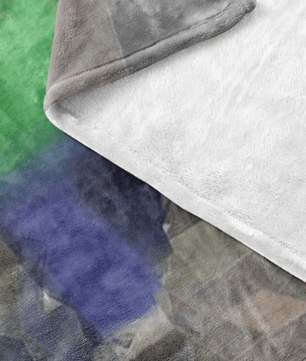 Minecraft Fleece Blanket Low Poly Art Blanket - Lusy Store