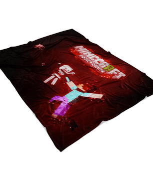 Minecraft Fleece Blanket Magic Night Black Blanket - Lusy Store