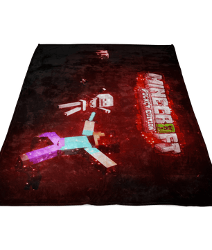 Minecraft Fleece Blanket Magic Night Black Blanket - Lusy Store