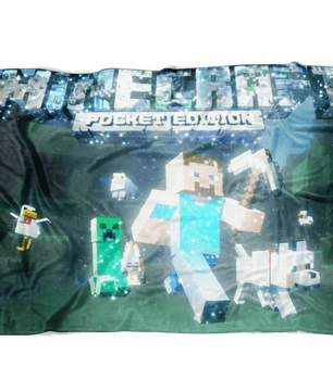 Minecraft Fleece Blanket Magic Night Colorful Blanket - Lusy Store