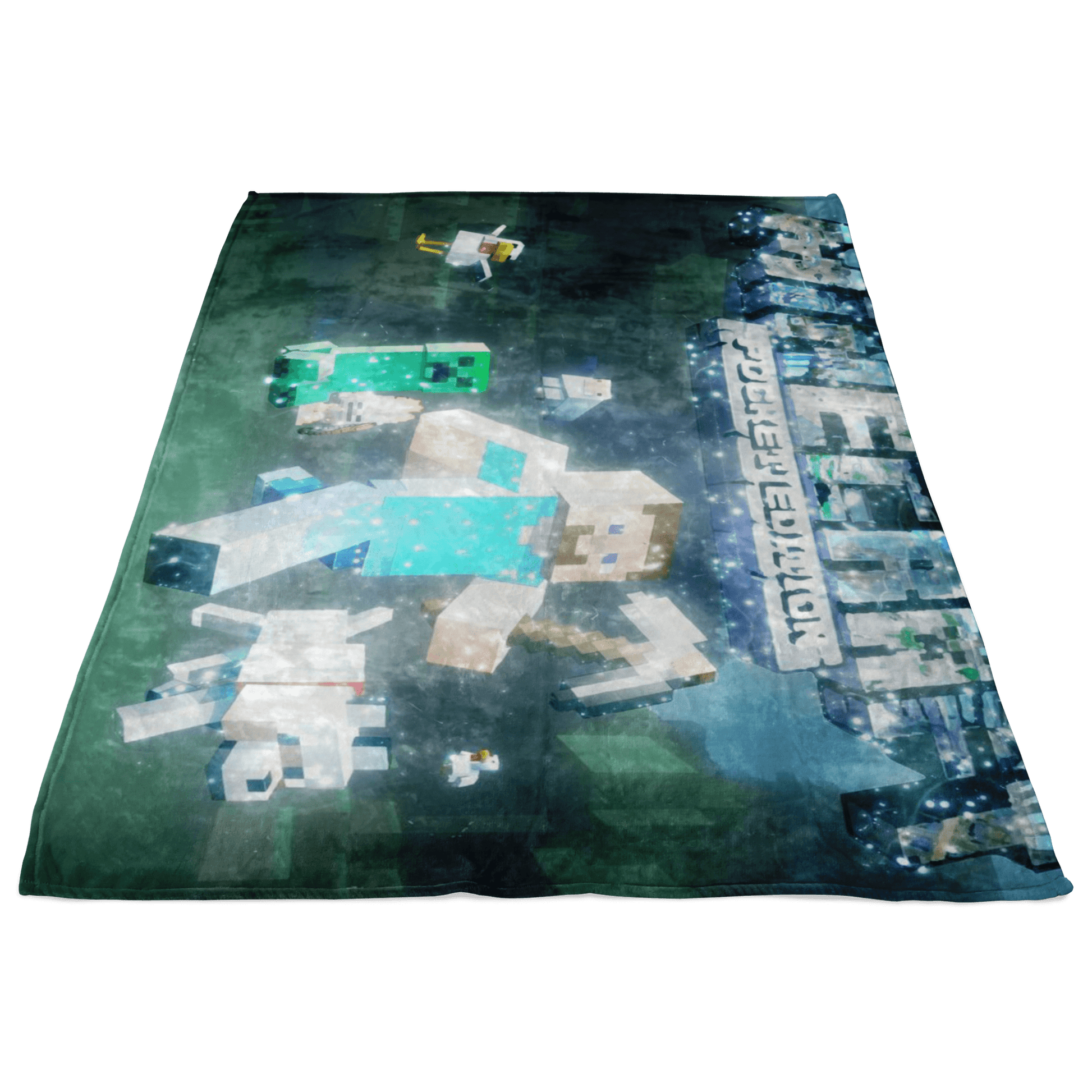 Minecraft Fleece Blanket Magic Night Colorful Blanket - Lusy Store