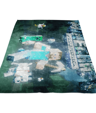 Minecraft Fleece Blanket Magic Night Colorful Blanket - Lusy Store