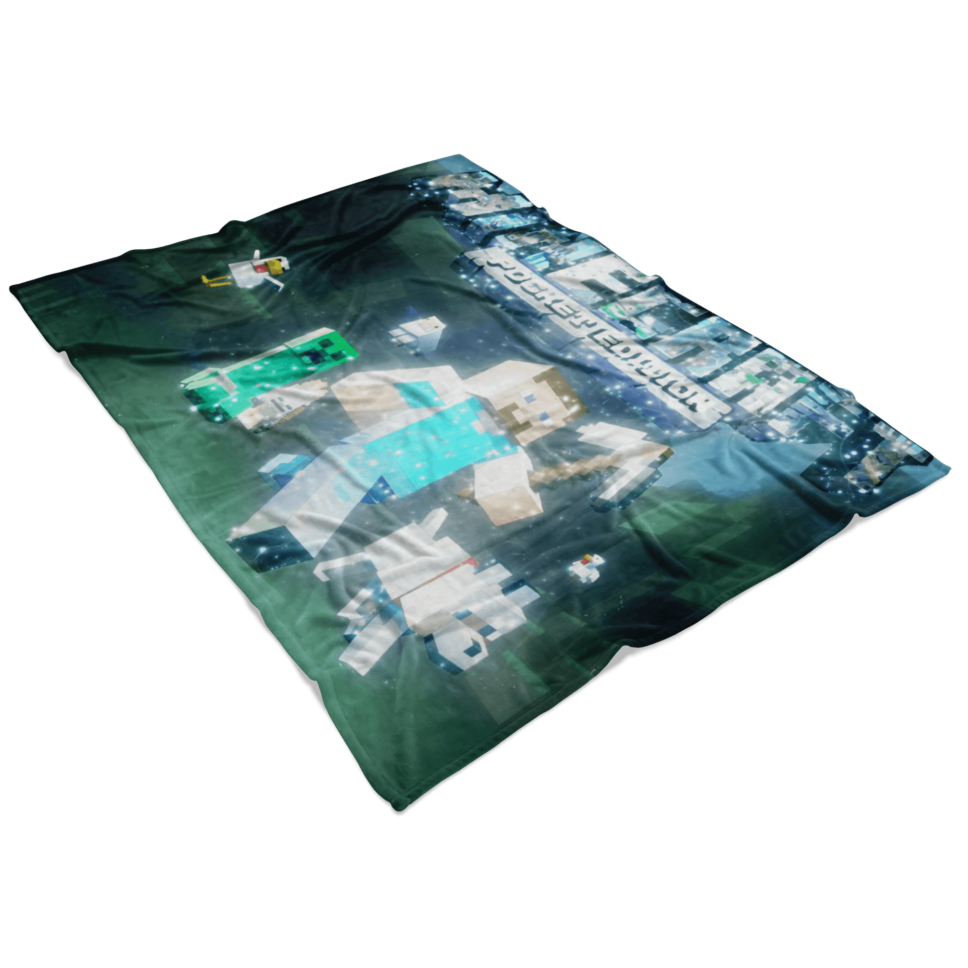 Minecraft Fleece Blanket Magic Night Colorful Blanket - Lusy Store