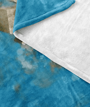 Minecraft Fleece Blanket Minecraft Love Blue Blanket LS0773 - Lusy Store