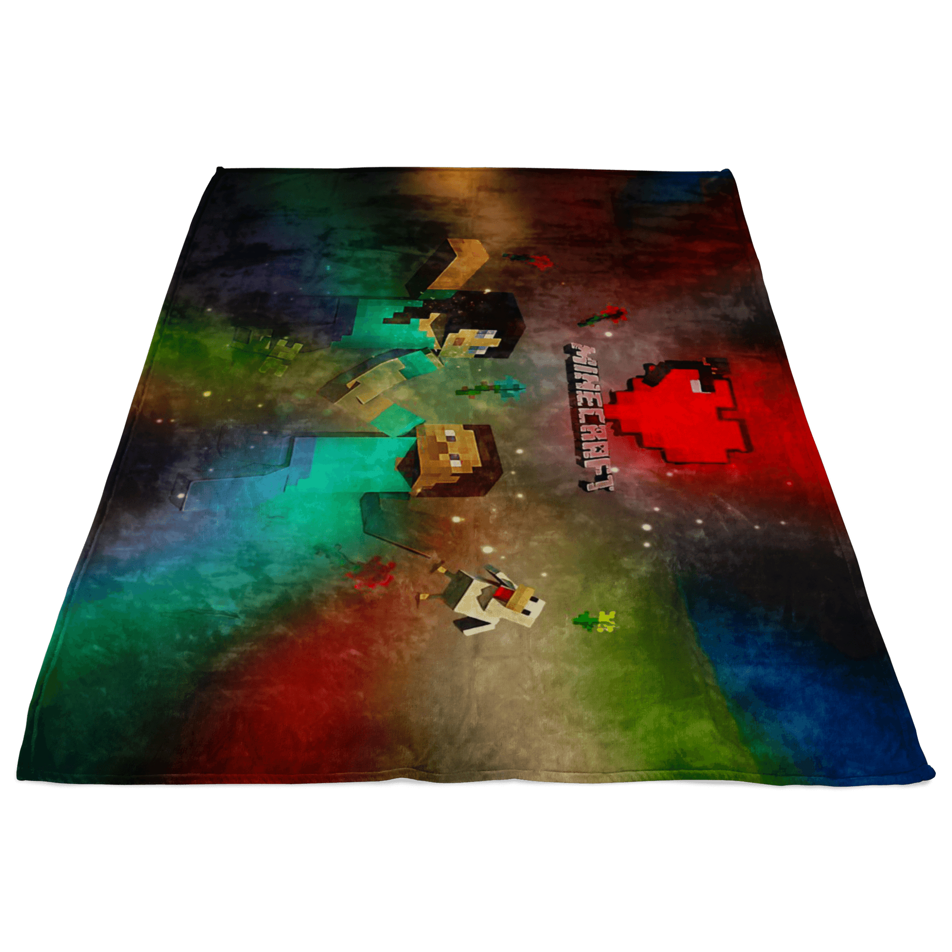Minecraft Fleece Blanket Minecraft Love Colorful Blanket Warm And Super Comfortable Best Gift For Kids LS0717 - Lusy Store