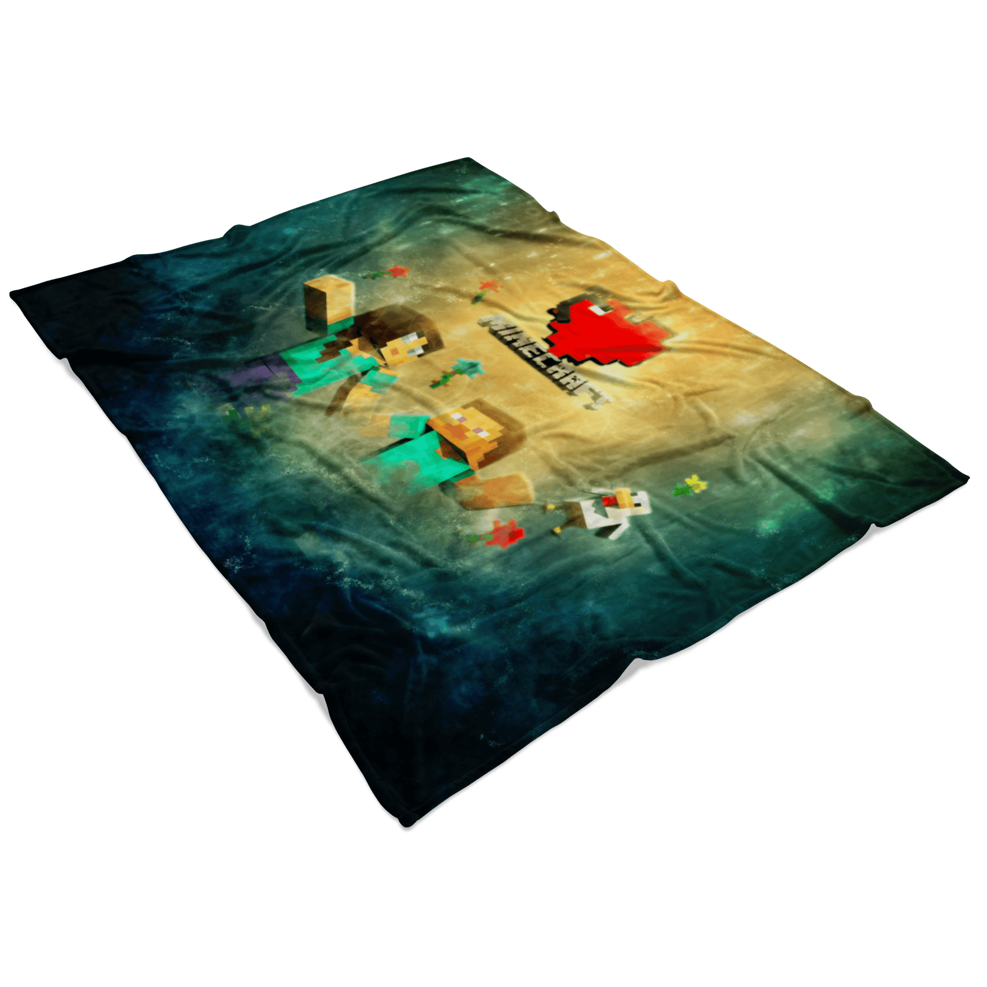 Minecraft Fleece Blanket Minecraft Love Colorful Blanket Warm And Super Comfortable Best Gift For Kids LS0738 - Lusy Store