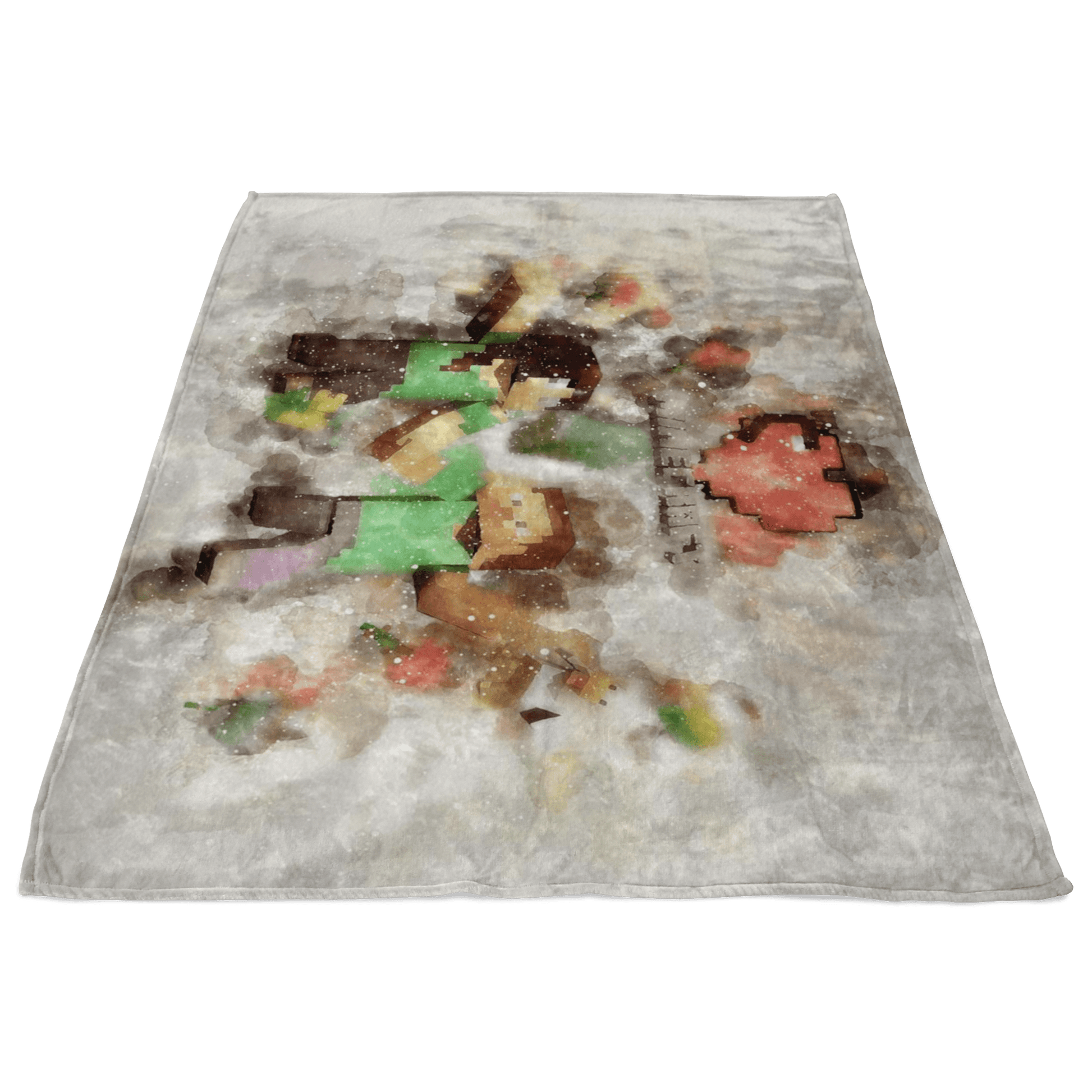 Minecraft Fleece Blanket Minecraft Love GreyBlanket LS0807 - Lusy Store