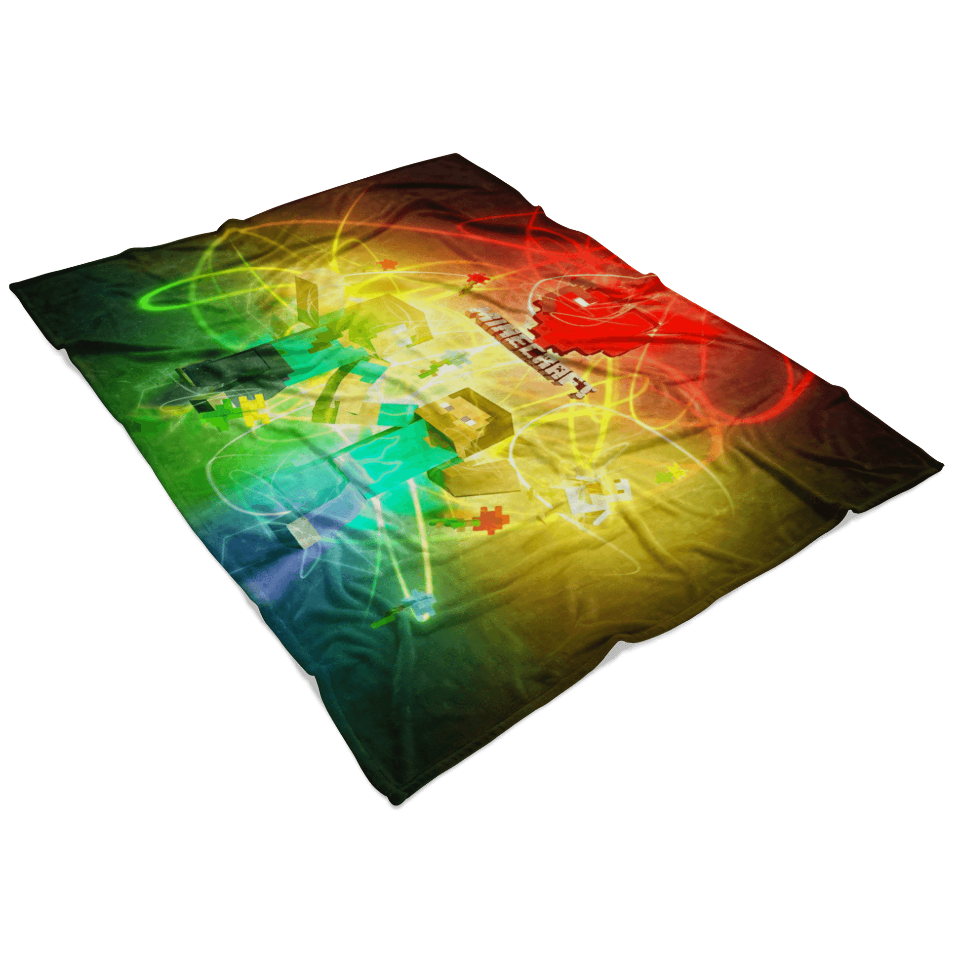 Minecraft Fleece Blanket Minecraft Love Plasma Colorful Blanket - Lusy Store