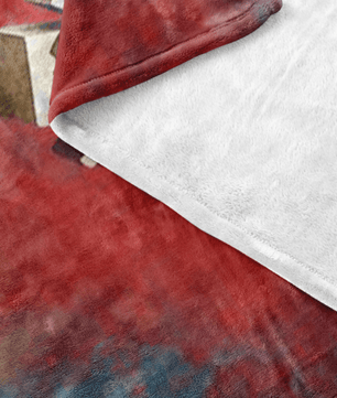 Minecraft Fleece Blanket Minecraft Love Red Blanket LS0800 - Lusy Store