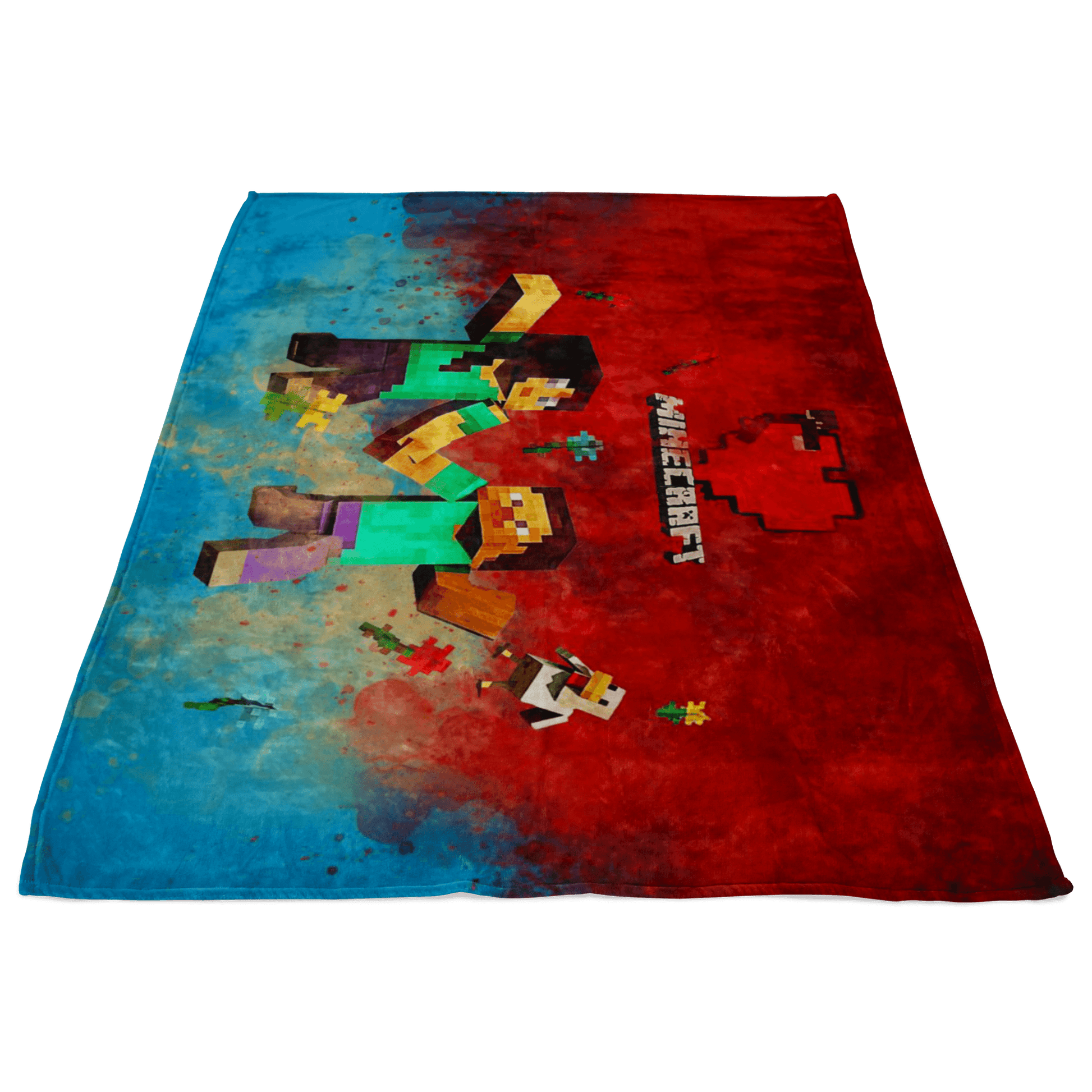Minecraft Fleece Blanket Minecraft Love Red Blanket LS0800 - Lusy Store