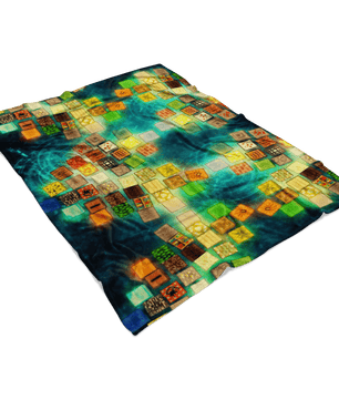 Minecraft Fleece Blanket Minecraft Note Black Blanket LS0760 - Lusy Store