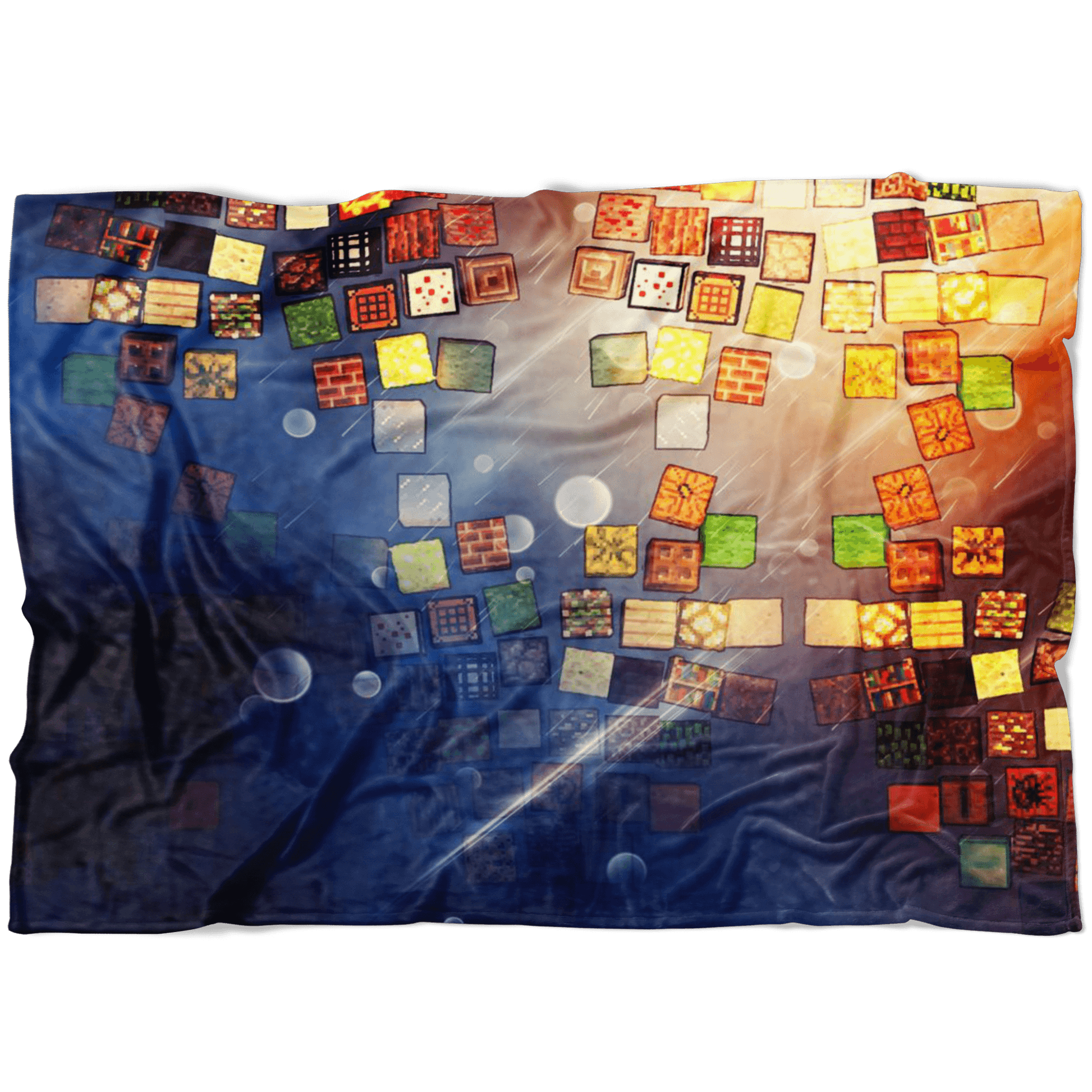 Minecraft Fleece Blanket Minecraft Note Block Battlefield Colorful Blanket - Lusy Store