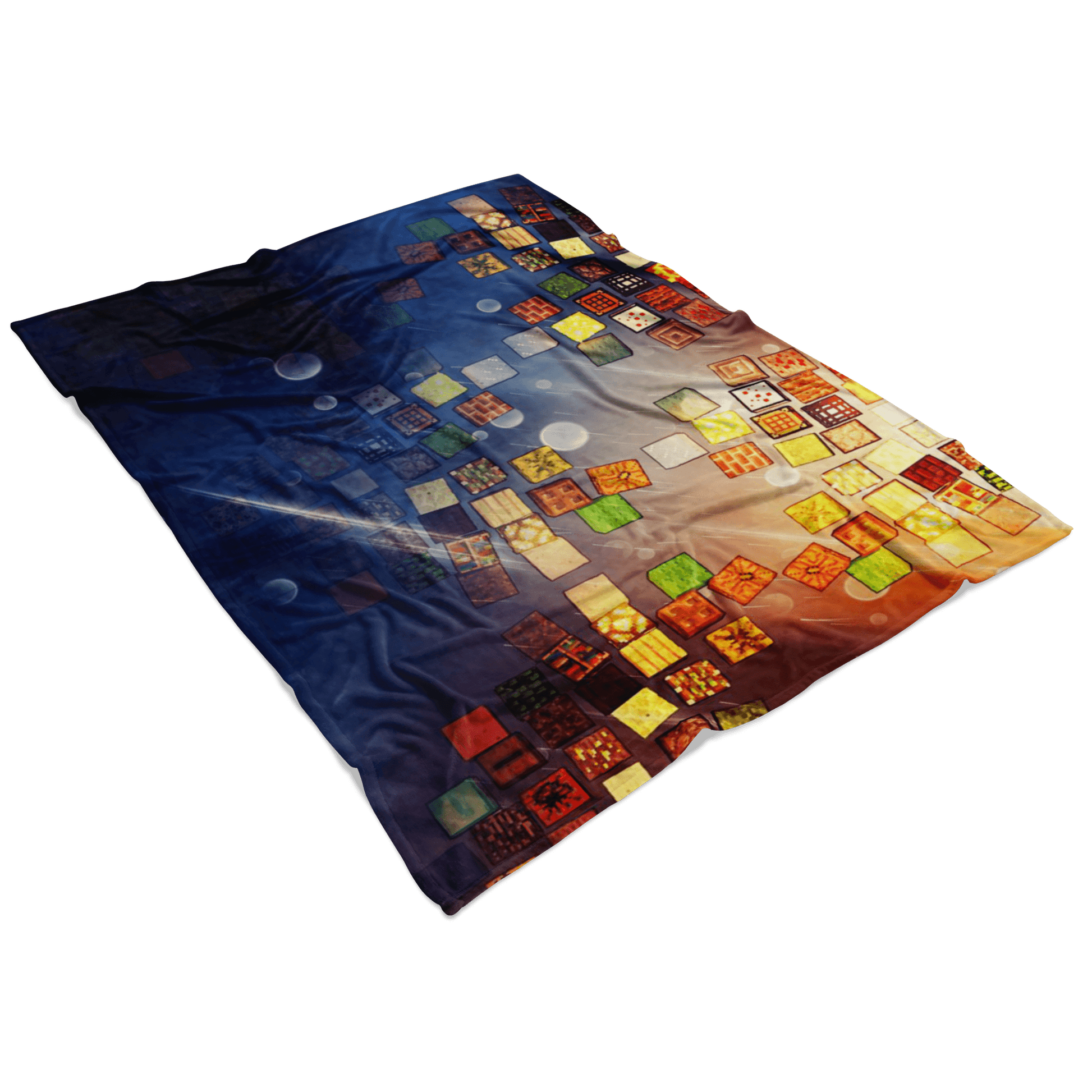 Minecraft Fleece Blanket Minecraft Note Block Battlefield Colorful Blanket - Lusy Store